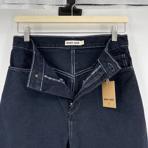 Rudy Jude | NWT Roper Jean Size 2 28in Waist Barrel Leg Denim - Picture 6 of 12